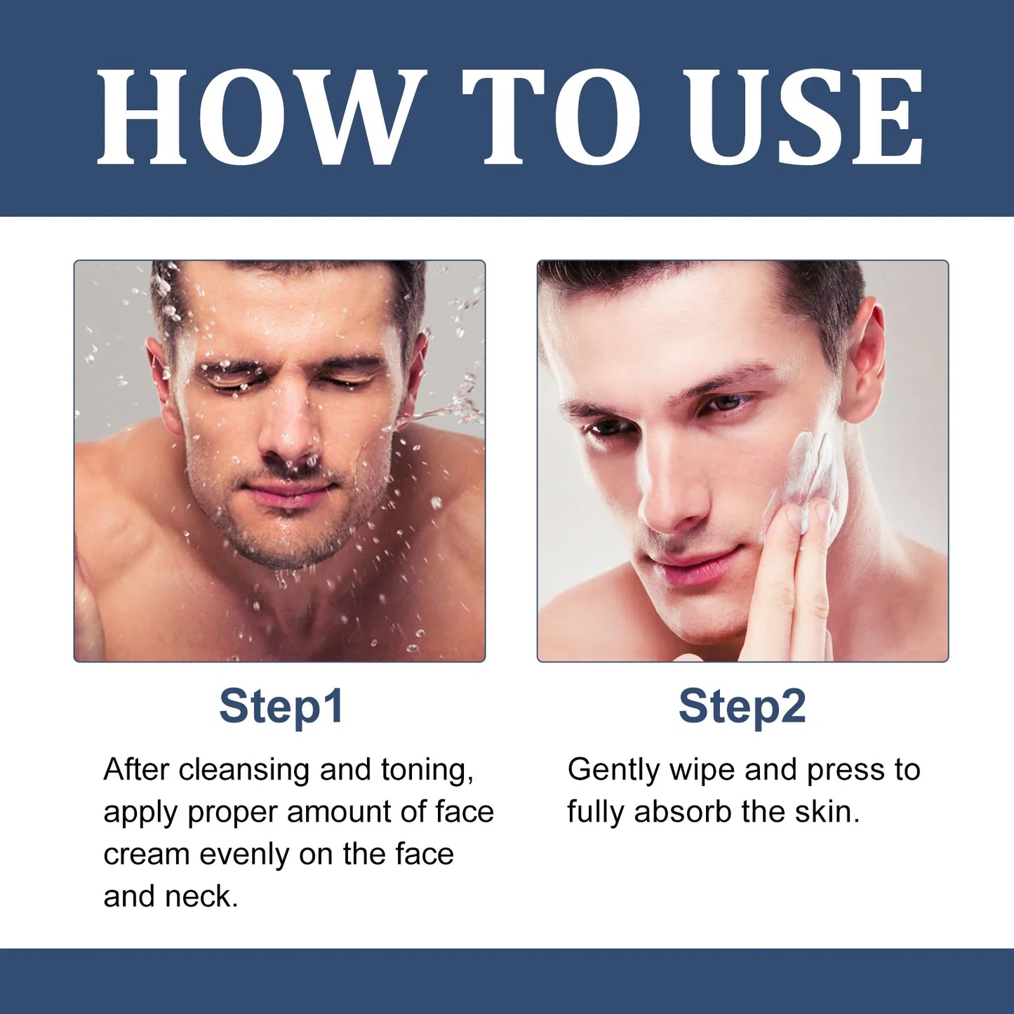 6-in-1 Men Facial Moisturizer Cream Hydrating Revitalizing Skin Care Particle Face Cream With Collagen Anti Aging & Wrinkle