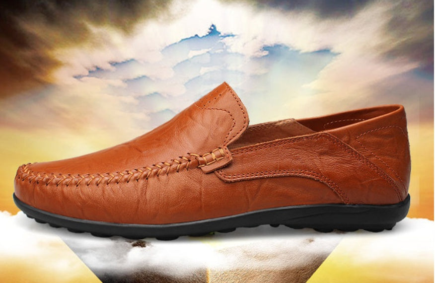Fashion Men Hollowd-out Slip-on Business Shoes