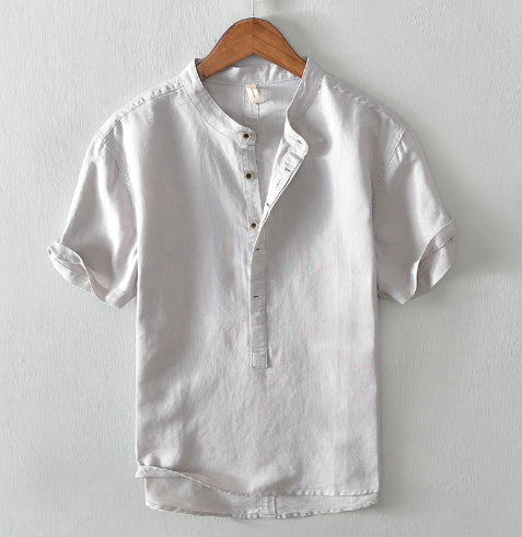 Linen Shirts Men's Short-sleeved Men's Shirts