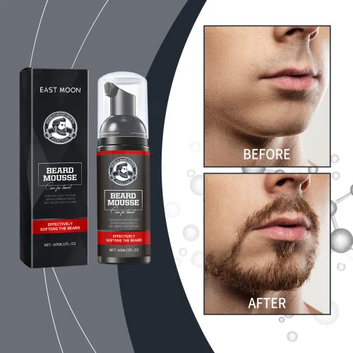 East Moon Cleansing Mousse And Moisturizes Men's Facial Hair Care Beard