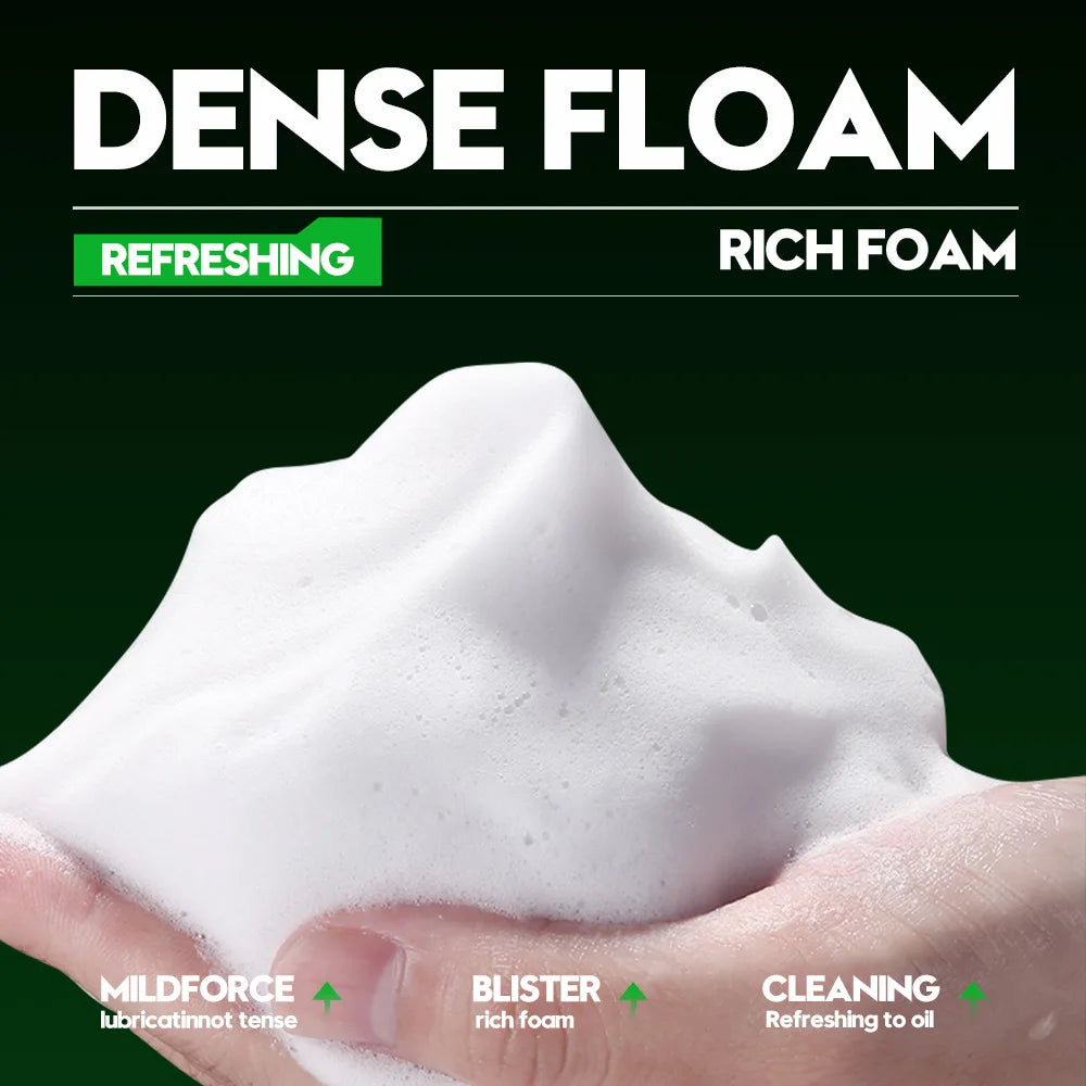 Deep Cleansing Facial Cleanser for Men Oil Control & Moisturizing Blackhead Removal & Pore Minimizer Acne Scar Care & Gentle