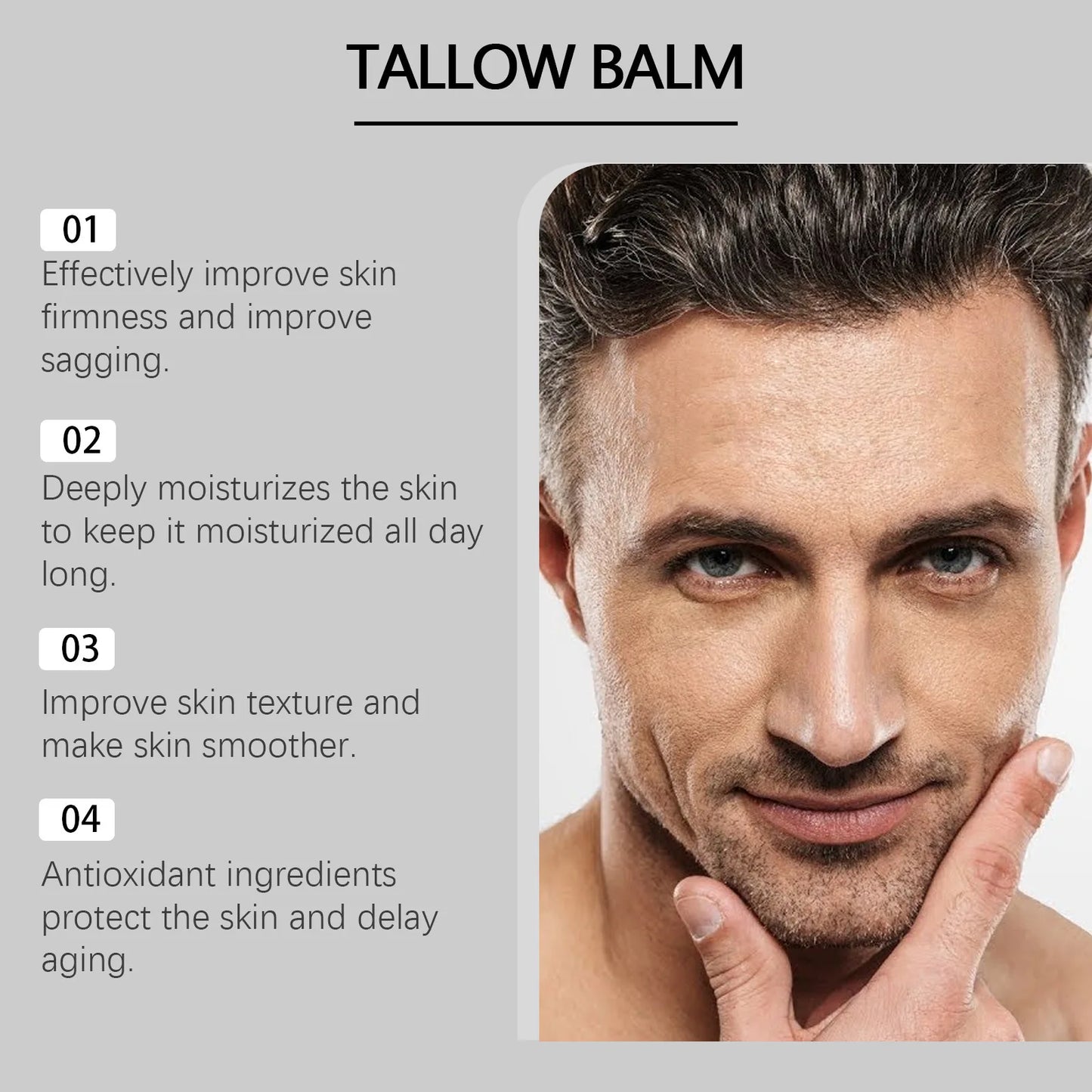 East Moon Men's Firming Face Cream Lighten Fine Lines Firming Moisturizing Daily Skin Care and Brightening Face Cream