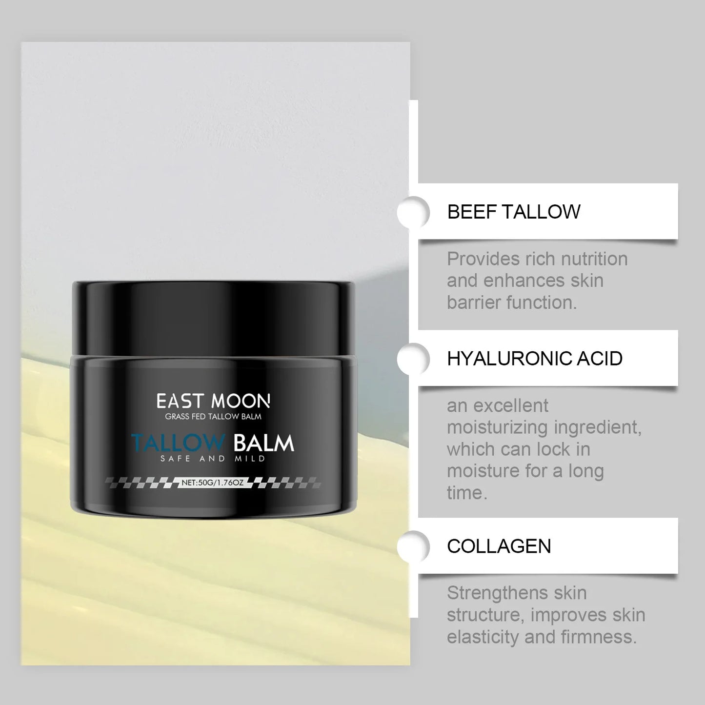 East Moon Men's Firming Face Cream Lighten Fine Lines Firming Moisturizing Daily Skin Care and Brightening Face Cream