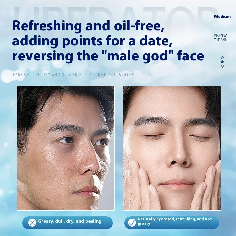 RUYI Men Face Cream Moisturizing Nourishing Lotion Face Firming Lifting Anti Puffiness Facial Skin Care 50g for Men