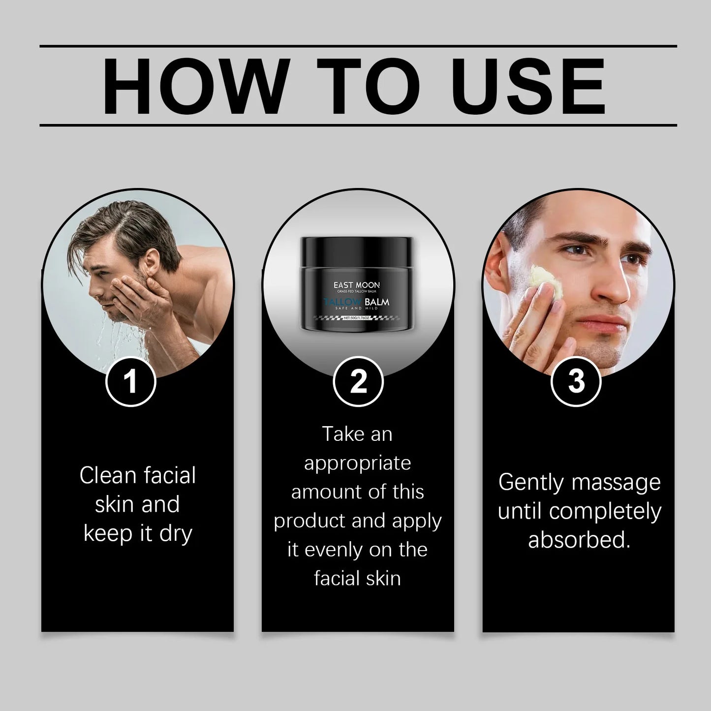 East Moon Men's Firming Face Cream Lighten Fine Lines Firming Moisturizing Daily Skin Care and Brightening Face Cream