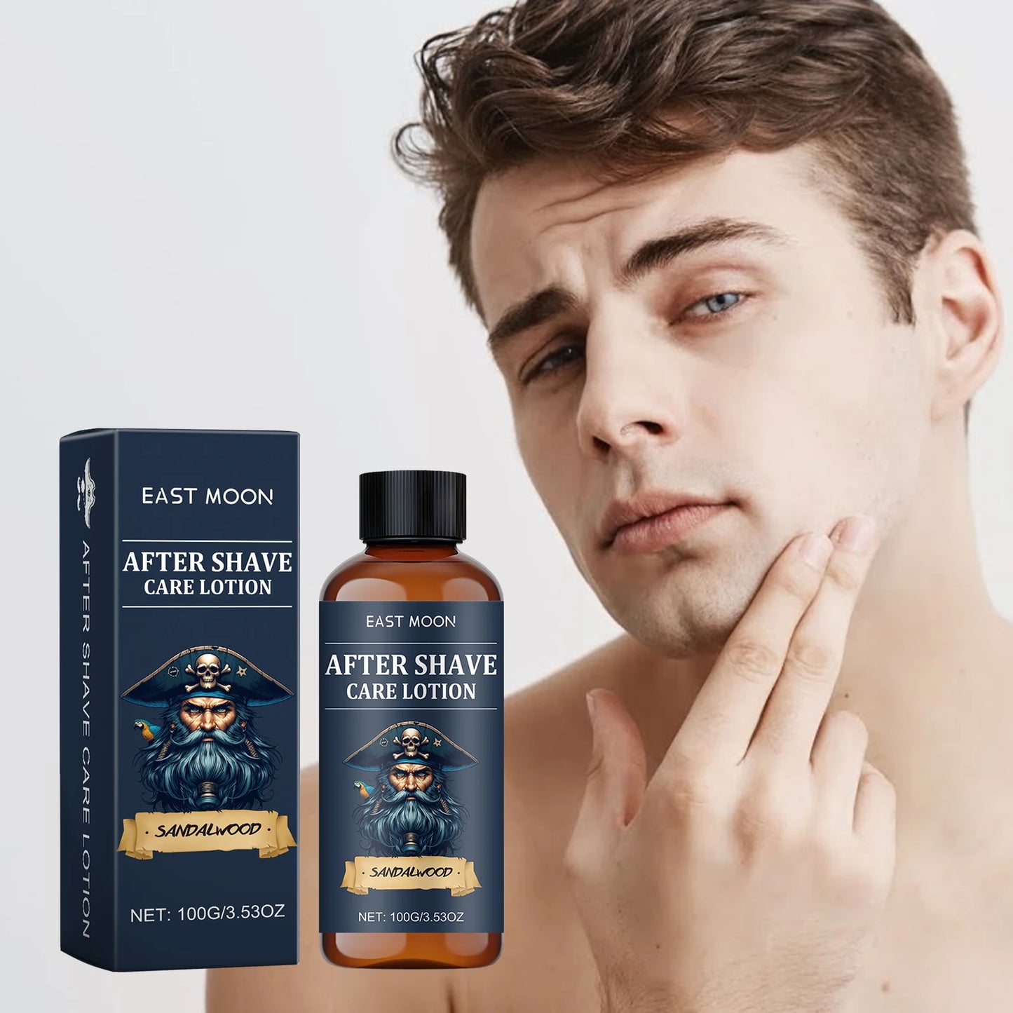 Men After Shave Cream Balm Post Shave Moisturizer For Skin Soothe Irritation Hydrating Face Lotion Non Greasy Fast Absorbing